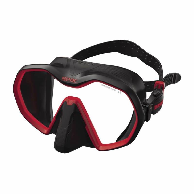 Seac Icona Mask Red Black