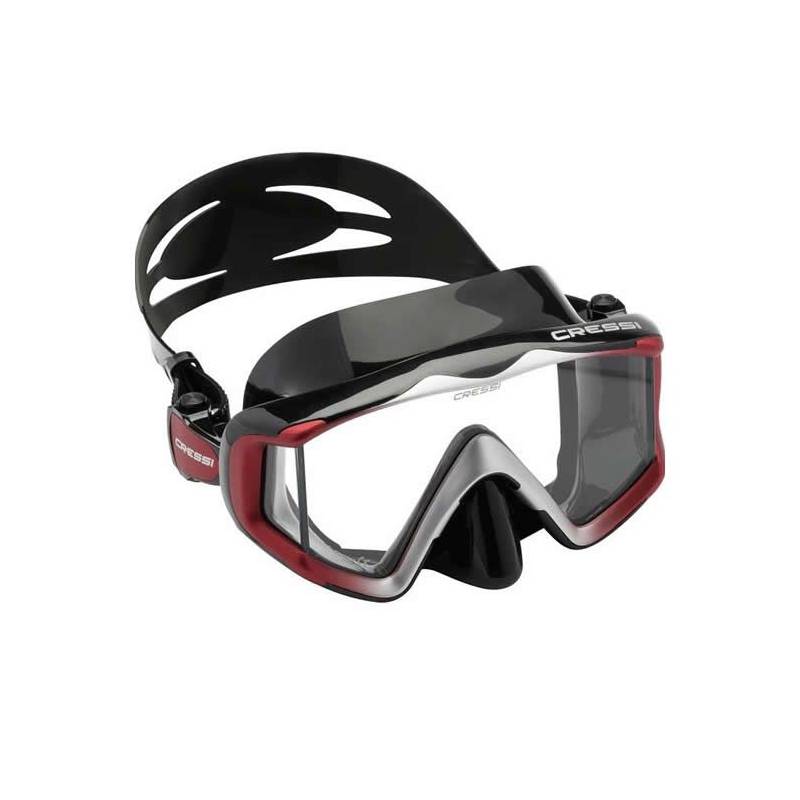 Cressi Máscara Liberty Triside Rojo