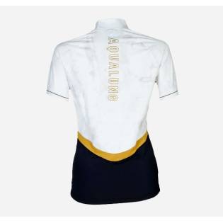 Aqualung Rash Guard Camiseta Manga Corta Negro / Blanco Mujer