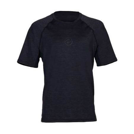 Aqualung Rash Guard Short Sleeve Man Black / Grey