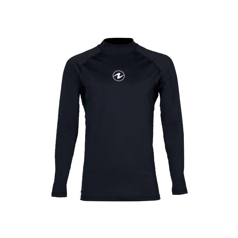 Aqualung Rash Guard Camiseta Manga Larga Hombre Negro
