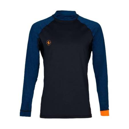Aqualung Rash Guard Long Sleeve Man Blue