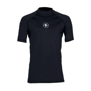 Aqualung Rash Guard Camiseta Manga Corta Hombre Negro