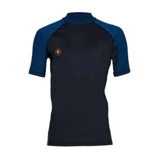 Aqualung Rash Guard Short Sleeve Man Blue