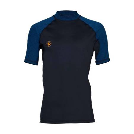 Aqualung Rash Guard Short Sleeve Man Blue