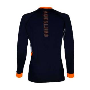 Aqualung Rash Guard Loose Fit Long Sleeve Woman Black / Grey
