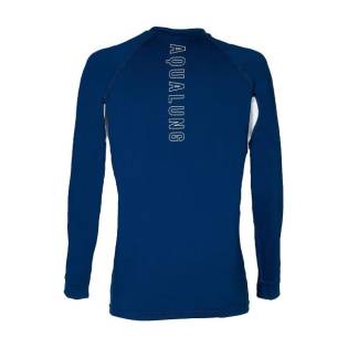 Aqualung Rash Guard Loose Fit Long Sleeve Woman Blue / White