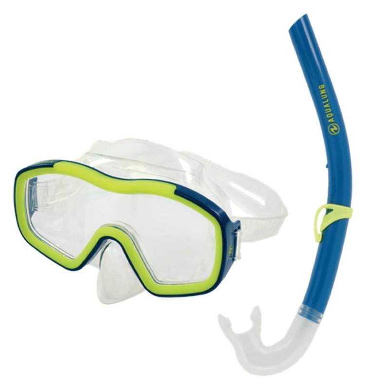 Aqualung Combo Raccoon Junior Transparente / Azul