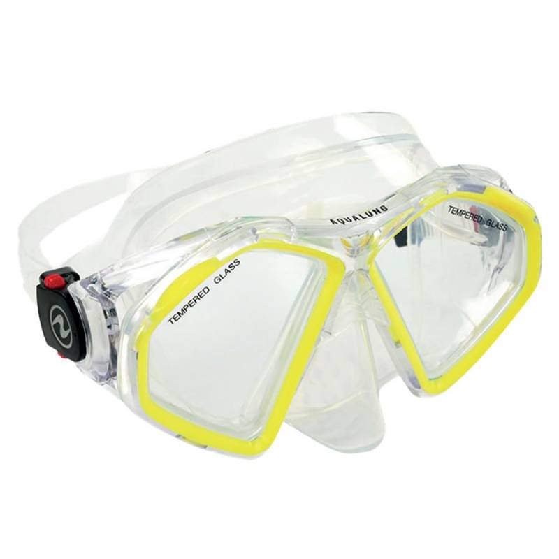 Aqualung Máscara Hawkeye Transparente / Amarillo
