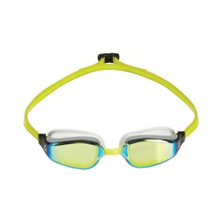 Aquasphere Fastlane Amarilla Titanium Espejo