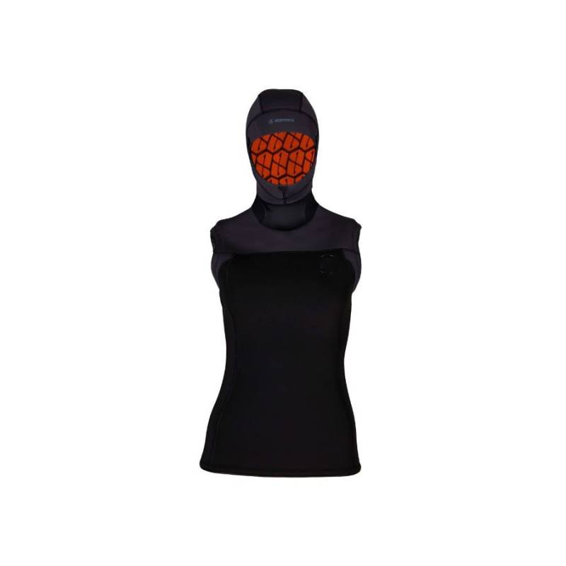 Apeks Chaleco Thermiq con Capucha Mujer