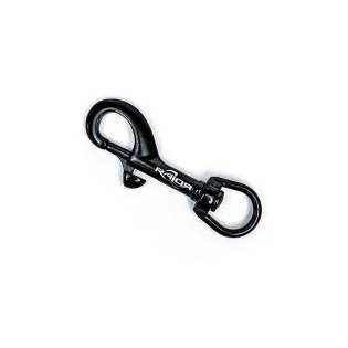 Razor Mosquetón con Anilla para Regulador Negro 80mm