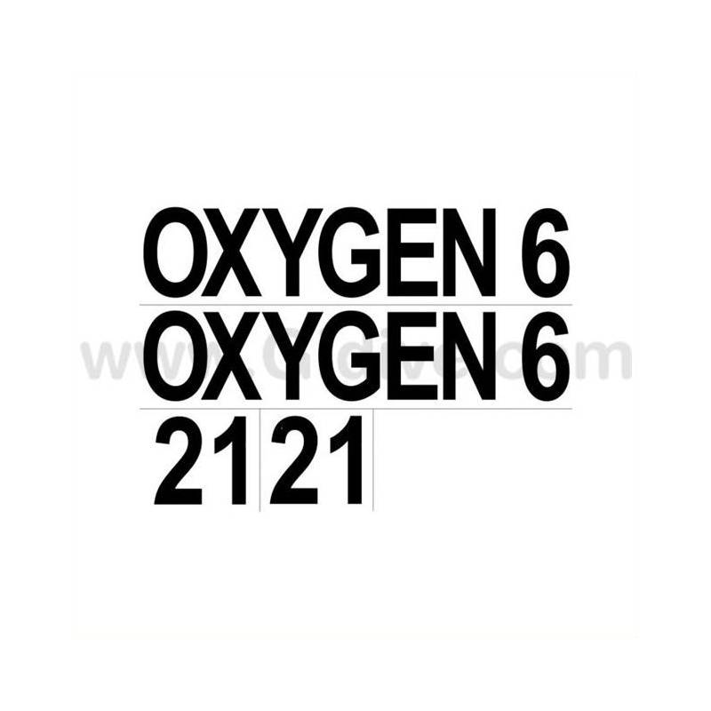 DTD Sticker Oxygen 6 / 21 (2un.)
