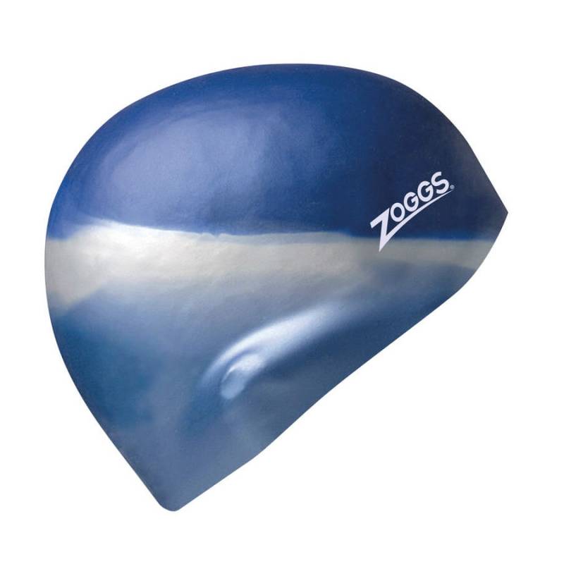 Zoggs Multi Colour Silicone Cap Blue / Silver