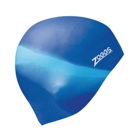 Zoggs Multi Colour Silicone Cap Blue