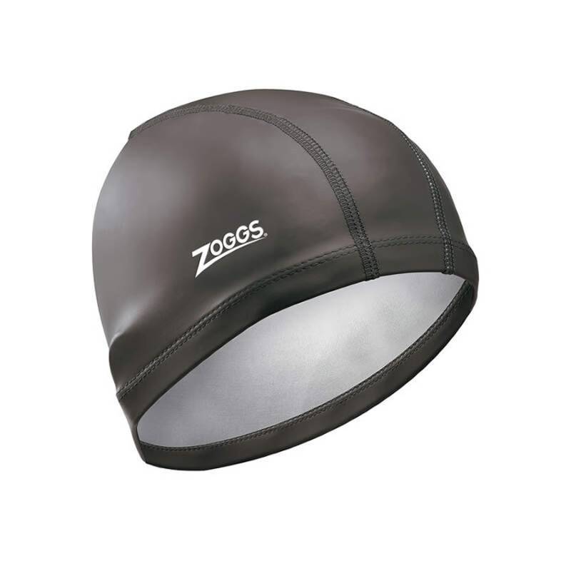 Zoggs Nylon-Spandex PU Coated Cap Black