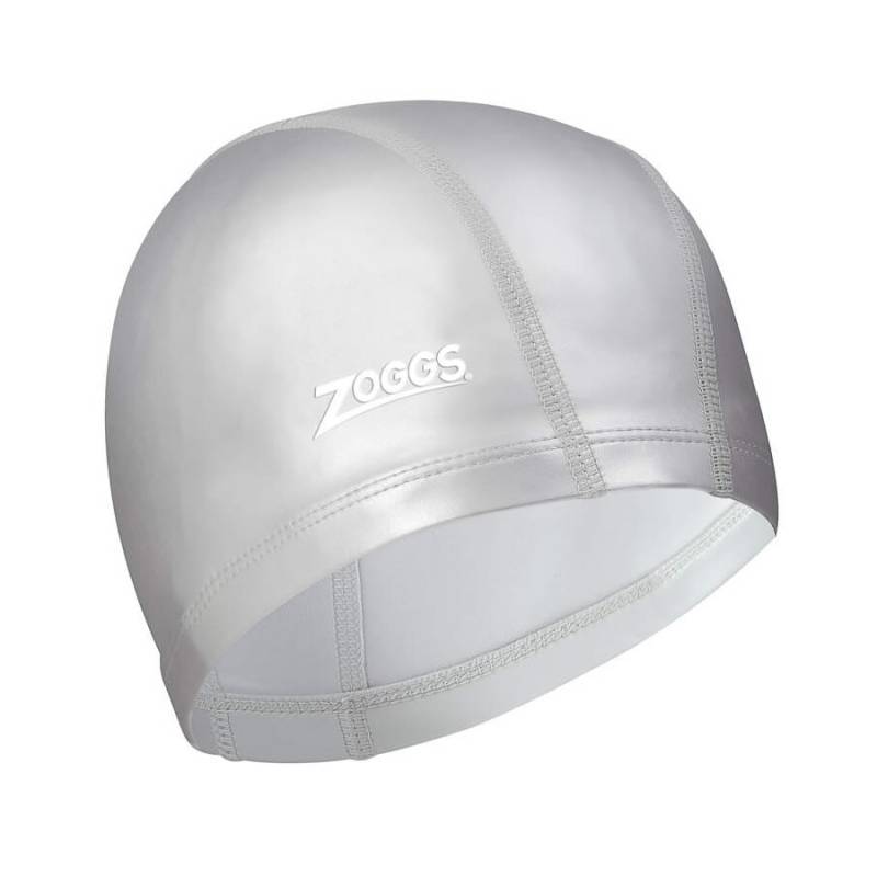 Zoggs Gorro Nylon-Spandex PU Coated Plata