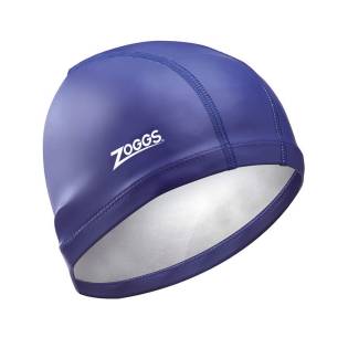 Zoggs Nylon-Spandex PU Coated Cap Blue
