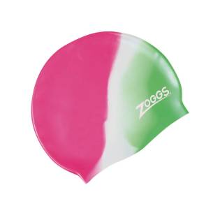 Zoggs Gorro Silicona Junior Multi Color Rosa / Blanco