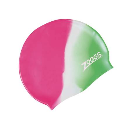 Zoggs Gorro Silicona Junior Multi Color Rosa / Blanco