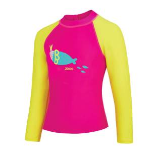Zoggs Grils Sea Queen Long Sleeve Sun Top
