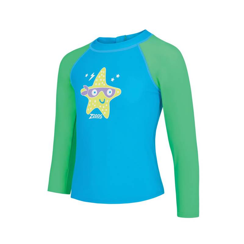 Zoggs Boys Super Star Long Sleeve Sun Top