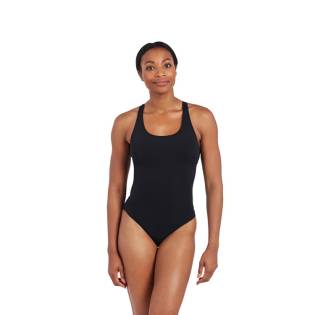 Zoggs Cottesloe Powerback One Piece Black