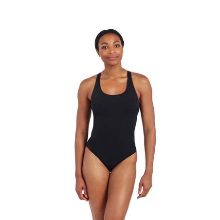 Zoggs Bañador Cottesloe Powerback Negro