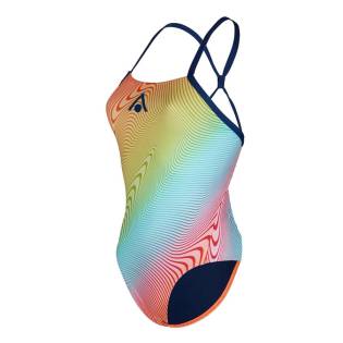 Aquasphere Bañador Essential Tie Back Multicolor / Naranja