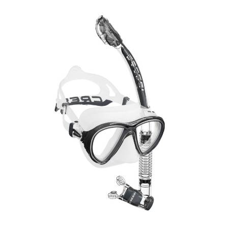 Cressi Kit Quantum Mask + Itaca Snorkel Clear / Black