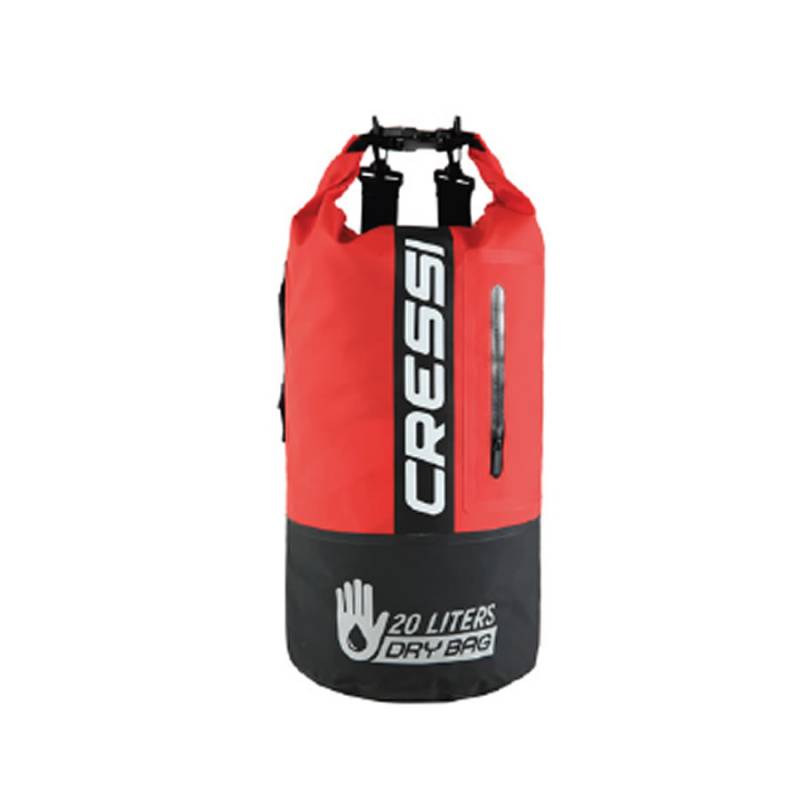 Cressi Bolsa Dry Pvc Premium 20 Litros Rojo