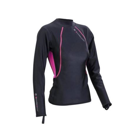 Sharkskin Camiseta Manga Larga Rosa Mujer
