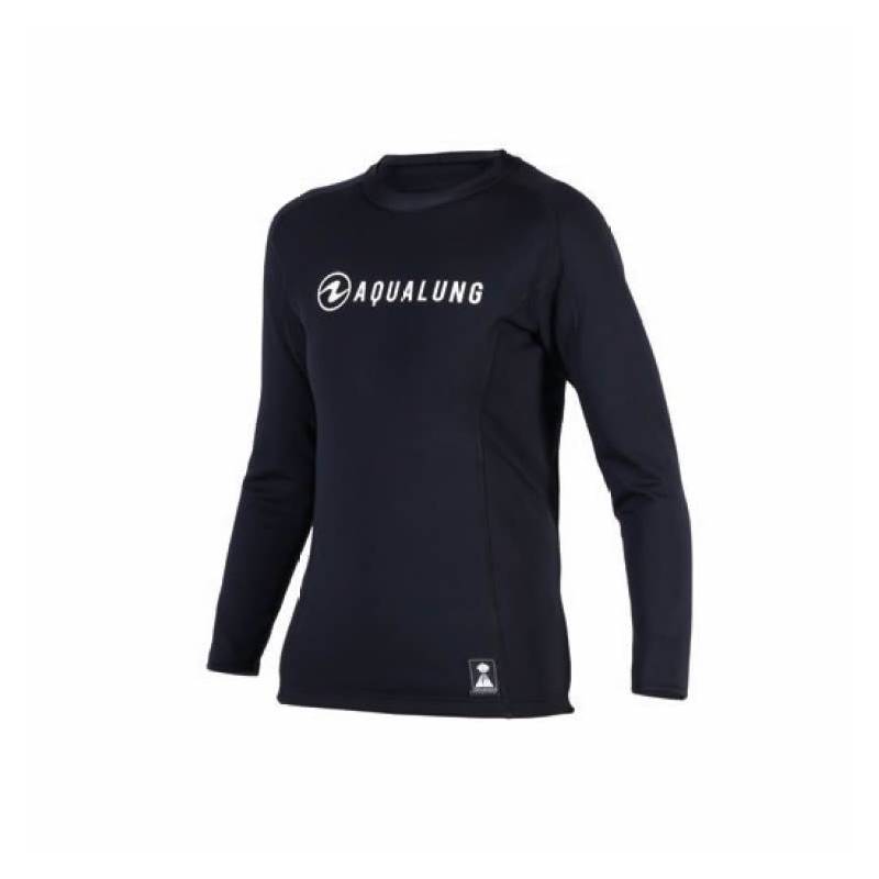 Aqualung CeramiqSkin Camiseta Manga Larga Mujer Negro