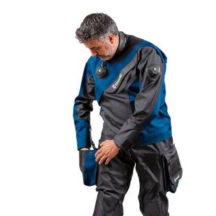 Dynamic Nord Traje Seco RS-351 Hombre Negro / Azul