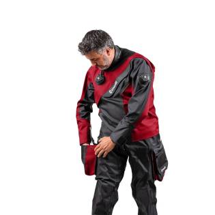 Dynamic Nord Traje Seco RS-351 Hombre Negro / Rojo
