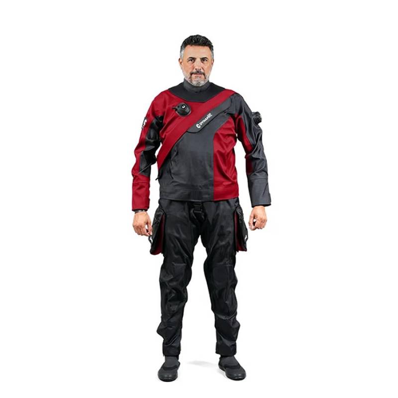 Dynamic Nord RS-351 Dry Suit Man Black / Red