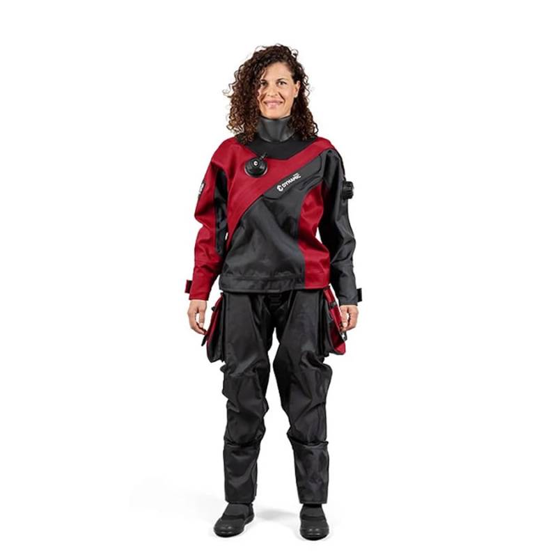 Dynamic Nord RS-352 Dry Suit Woman Black / Red