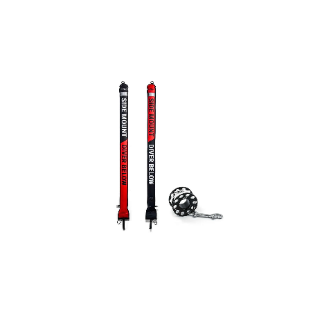 Razor Boya DSMB 180cm Negro / Naranja + Spool