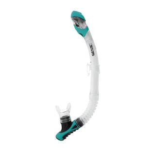 Seac Reverse Dry Snorkel Clear / Aqua