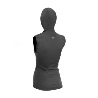 Sharkskin T2 TiFIR Chillproof Zipped Vest With Hood Woman