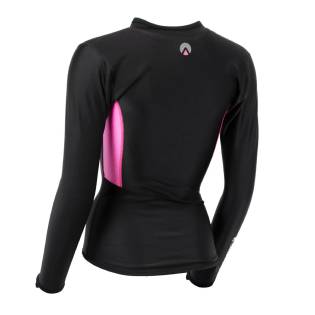 Sharkskin Camiseta Chillproof Cremallera Mujer Rosa