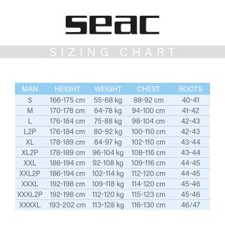 Seac Traje Seco Warmdry 4mm Hombre