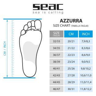 Seac Aletas Azzurra Rosa