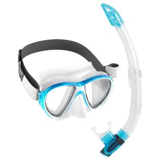 Cressi Set Fiji TX Mask + Gamma Snorkel Clear / Aqua