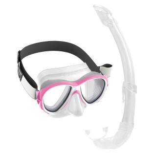 Cressi Set Samoa TX Mask + Mexico Snorkel Clear / Pink