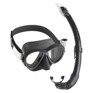 Cressi Set Samoa TX Mask + Mexico Snorkel Black