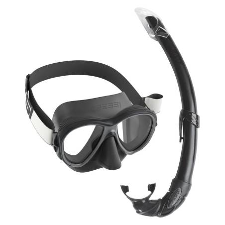 Cressi Set Samoa TX Mask + Mexico Snorkel Black