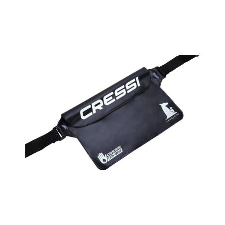 Cressi Riñonera Kangaroo Dry PVC Negro