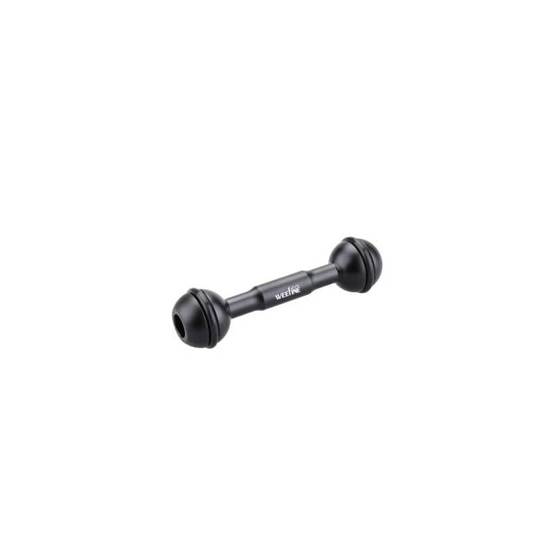 Weefine Brazo Aluminio Doble Bola 3"