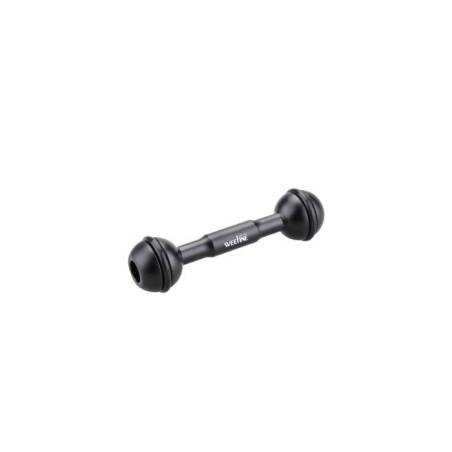 Weefine Brazo Aluminio Doble Bola 3"